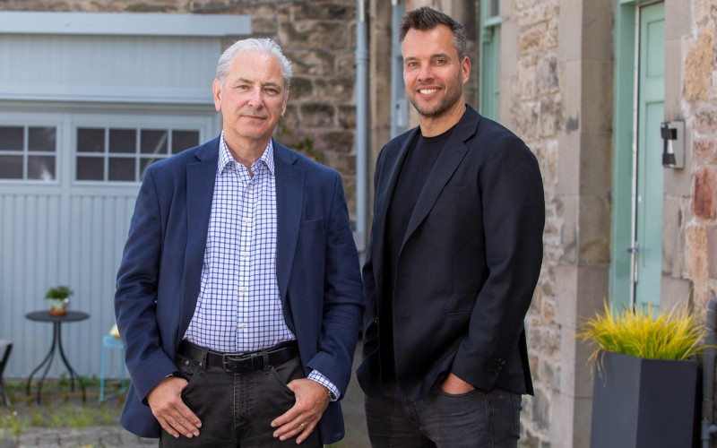 Paul Munn, left, of Par Equity and Dave Foreman of Praetura Ventures (credit - SWNS)