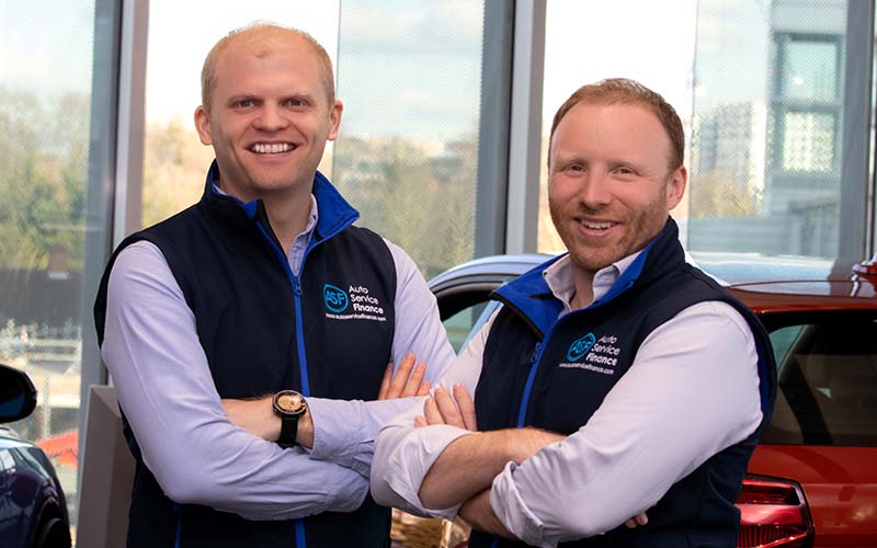 Jack Allman (left) and James Jackson (right) of Auto Service Finance