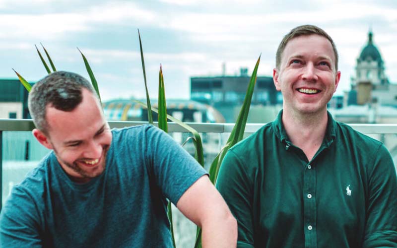 (L-R) COO Tony-Hunter and CEO Jerem King