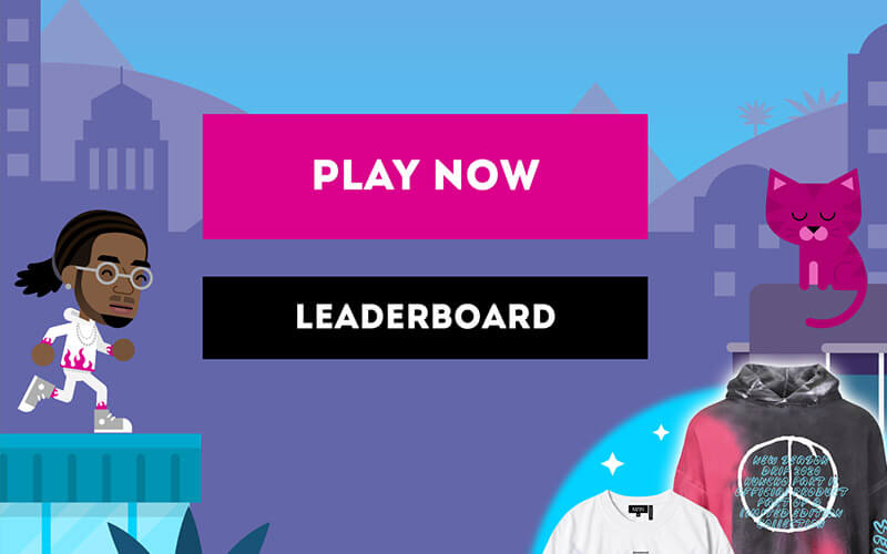 boohooMAN's in-app game