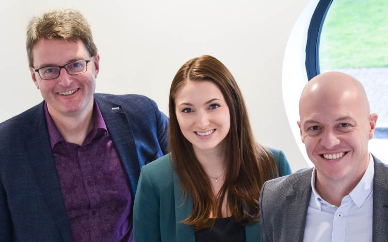 DSW Angels (L-R) David Smith, Ellie Boardman, Keith Benson