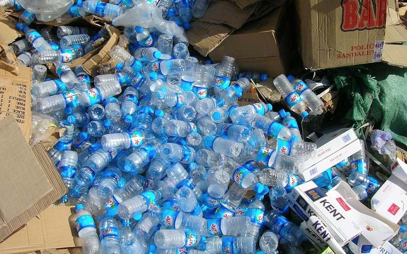 Plastic pollution