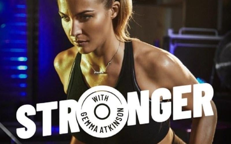Actress Gemma Atkinson is among the well-known fitness figures with content on the platform