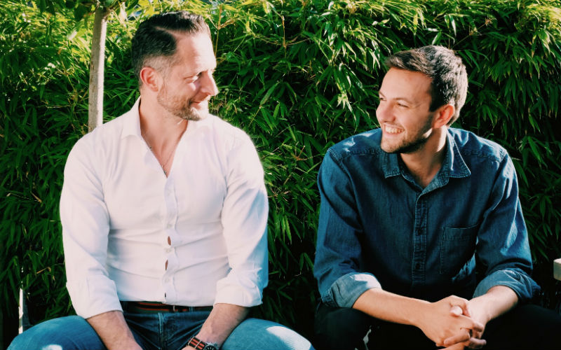 Co-founders Dr Guenther Eisinger, left, and Matthew Wilson