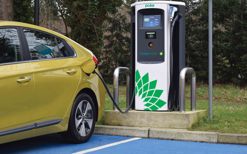 BP's EV charging station