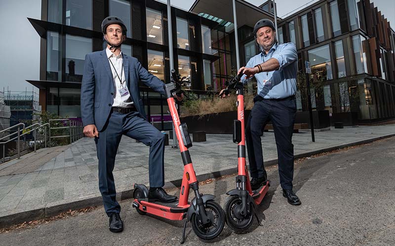 Voi scooters