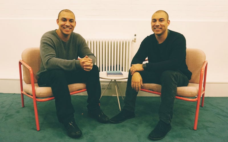 Identical twins Alexander and Oliver Kent-Braham, co-founders of Marshmallow