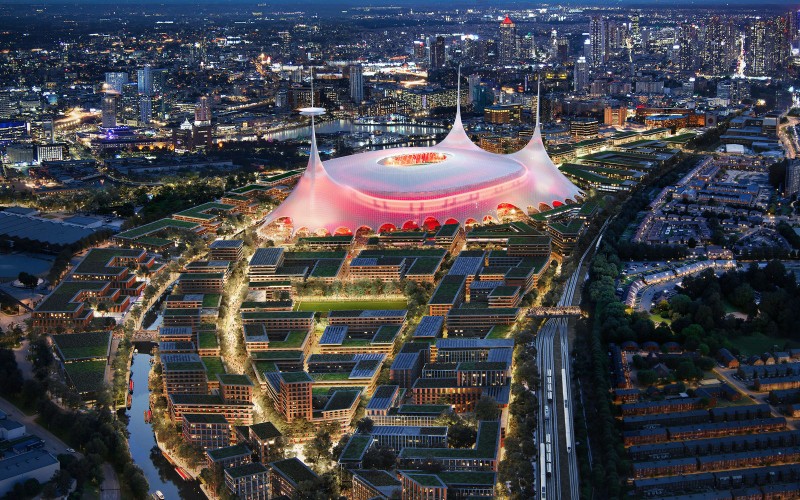 New Manchester United stadium CGI