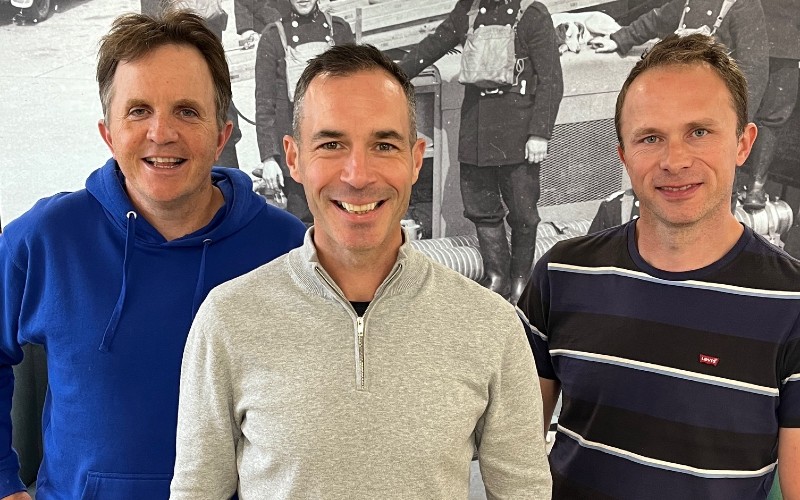 Chris Maguire, Frazer Durris and Jonathan Symcox at Businesscloud