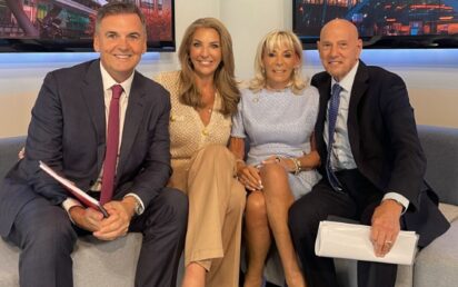 Claudine Collins, Mike Soutar, Linda Plant and Claude Littner