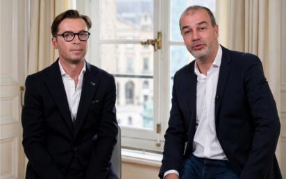 HR Path co-founders Cyril Courtin (left) and François Boulet